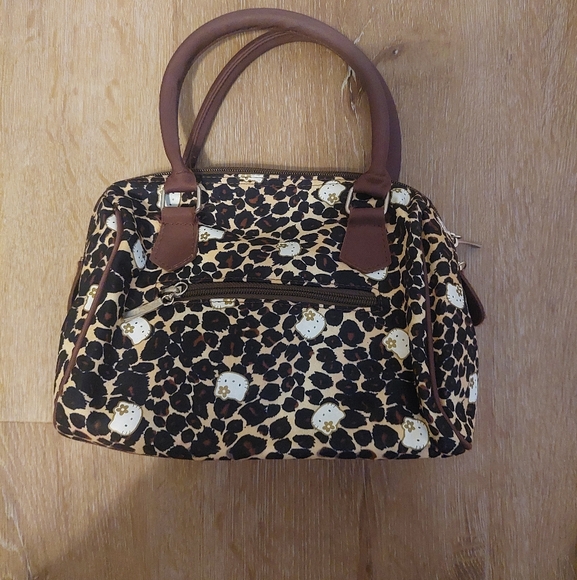 Vintage Sanrio Hello Kitty Leopard Purse 1990s-early 2000s - Picture 1 of 4